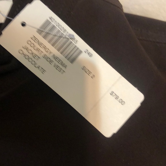 Chico's court side lightweight zipper front vest with pockets - Picture 10 of 14